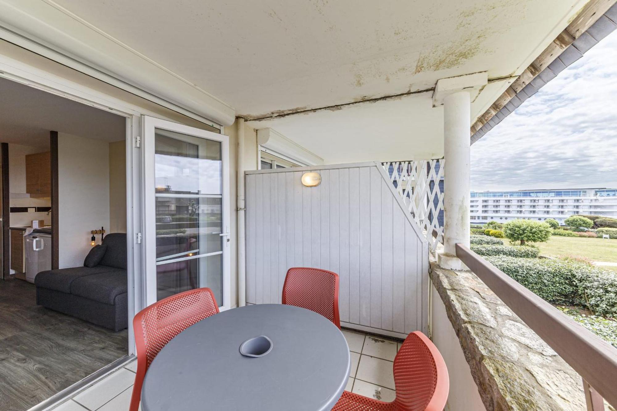 Studio terrasse avec vue mer Arzon Extérieur photo